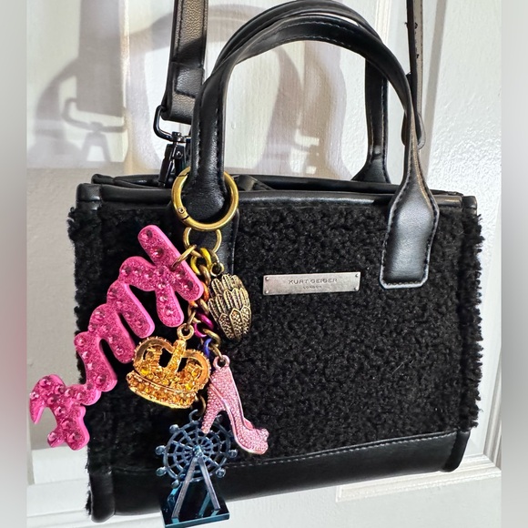 Kurt Geiger London Kurt Eagle Mix Keyring Bag Charm STUNNING - Hard to Find - Picture 15 of 17